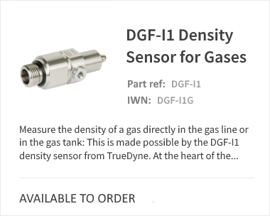 用于气体的DGF-I1密度传感器