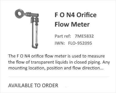 Mecon F O N4可变面积流量计