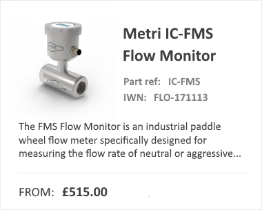 Metri测量IC FMS桨轮流量计
