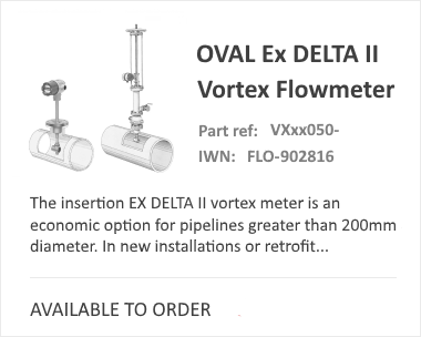 OVAL Ex三角洲流量计
