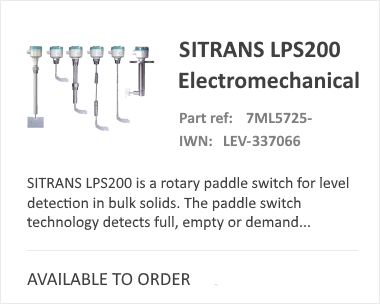 西门子SITRANS LPS 200机电液位开关