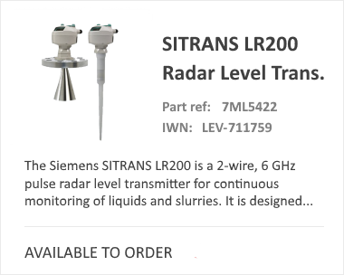 西门子SITRANS LR260雷达液位发射器
