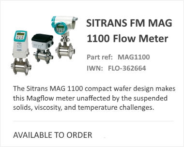 MagFlow Sitrans MAG 1100型