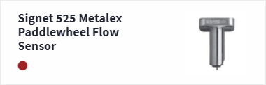 525 Metalex桨轮流量传感器