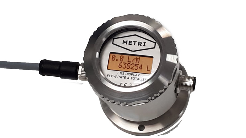METRI IC DTS流量计显示桨轮和涡轮机流量计